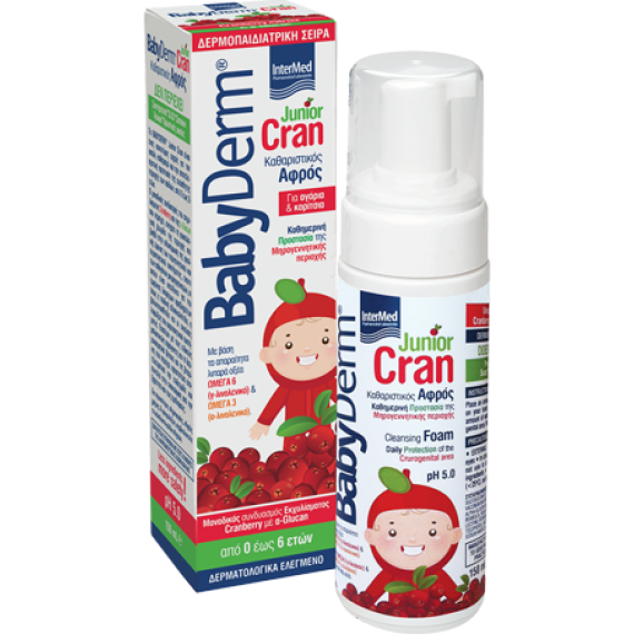 Intermed Babyderm Junior Cran 150ml
