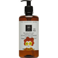 Apivita Eco Pack Kids Hair & Body Wash Tangerine & Honey 500ml