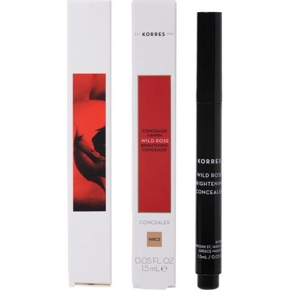 Korres Wild Rose Brightening Concealer WRC3 1.5ml Korres Wild Rose Brightening Concealer WRC3 1.5ml
