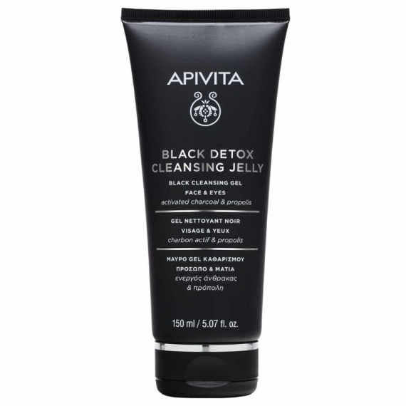 Apivita Black Detox Cleansing Jelly for Face & Eyes 150ml Apivita Black Detox Cleansing Jelly for Face & Eyes 150ml