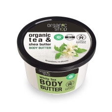 NATURA SIBERICA ORGANIC SHOP BODY BUTTER, ΒΟΥΤΥΡΟ ΣΩΜΑΤΟΣ ΛΕΥΚΟ ΤΣΑΙ 250 ml