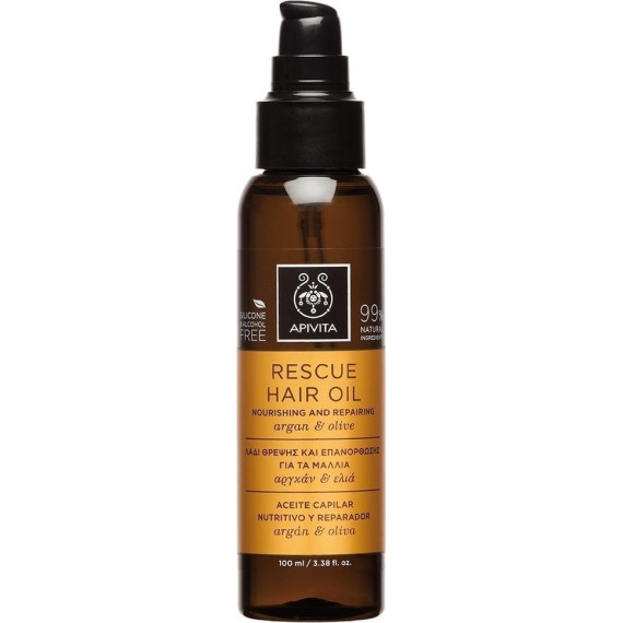 Apivita Rescue Hair Oil 100ml