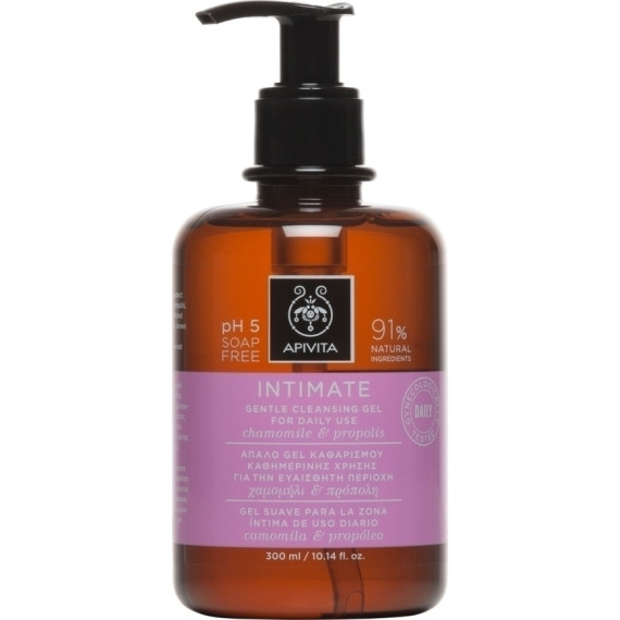 APIVITA INTIMATE ΑΠΑΛΟ GEL ΚΑΘΑΡΙΣΜΟΥ ΚΑΘΗΜΕΡΙΝΗΣ ΧΡΗΣΗΣ ΓΙΑ ΤΗΝ ΕΥΑΙΣΘΗΤΗ ΠΕΡΙΟΧΗ 300 ML APIVITA INTIMATE ΑΠΑΛΟ GEL ΚΑΘΑΡΙΣΜΟΥ ΚΑΘΗΜΕΡΙΝΗΣ ΧΡΗΣΗΣ ΓΙΑ ΤΗΝ ΕΥΑΙΣΘΗΤΗ ΠΕΡΙΟΧΗ 300 ML