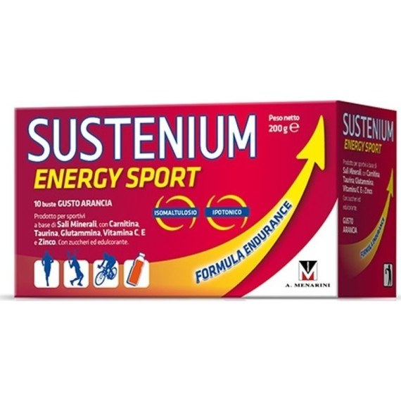 SUSTENIUM ENERGY SPORT 10 SACHETS ΓΕΥΣΗ ΠΟΡΤΟΚΑΛΙ 