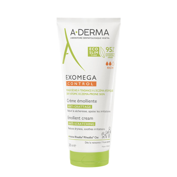 A-Derma Exomega Control Emollient Cream για Ξηρές Επιδερμίδες 200ml A-Derma Exomega Control Emollient Cream για Ξηρές Επιδερμίδες 200ml