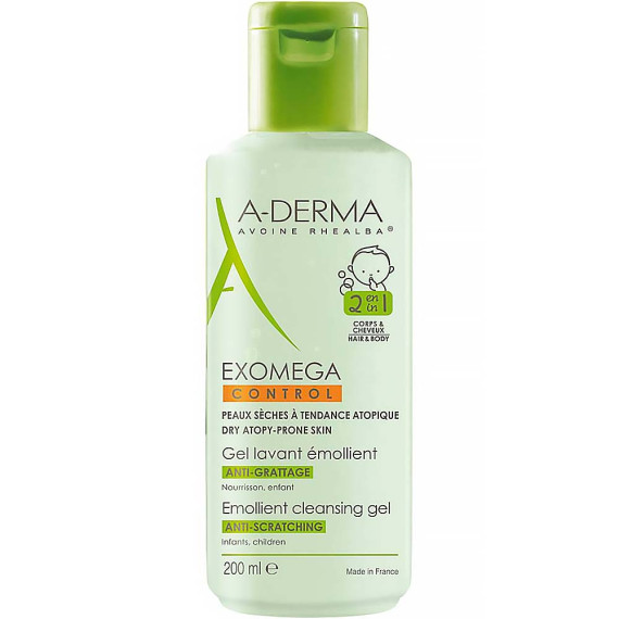 A-Derma Exomega Emollient Cleansing Gel 200ml