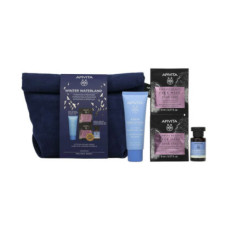 Apivita Promo Winter Waterland Aqua Beelicious Comfort Hydrating Cream Light Texture 40ml & Gentle Cleansing Face Mask Pink Clay 2x8ml & Aqua Beelicious Hydrating Toner 20ml (Box 2023)