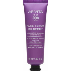 Apivita Bilberry Face Scrub Κρέμα Απολέπισης για Λάμψη με Μύρτιλλο 50ml