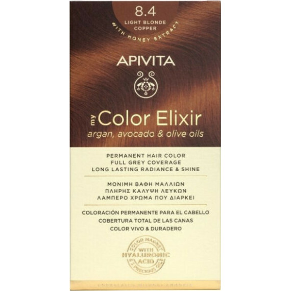 Apivita My Color Elixir 8.4 Ξανθό Ανοιχτό Χάλκινο 125ml Apivita My Color Elixir 8.4 Ξανθό Ανοιχτό Χάλκινο 125ml
