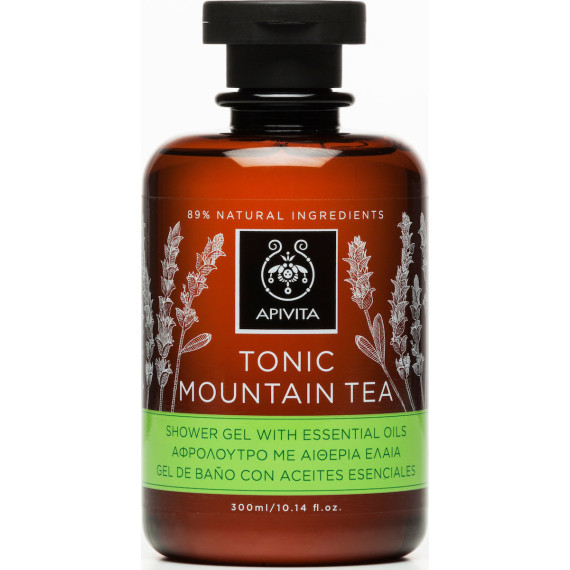 Apivita Tonic Mountain Tea Αφρόλουτρο 300ml