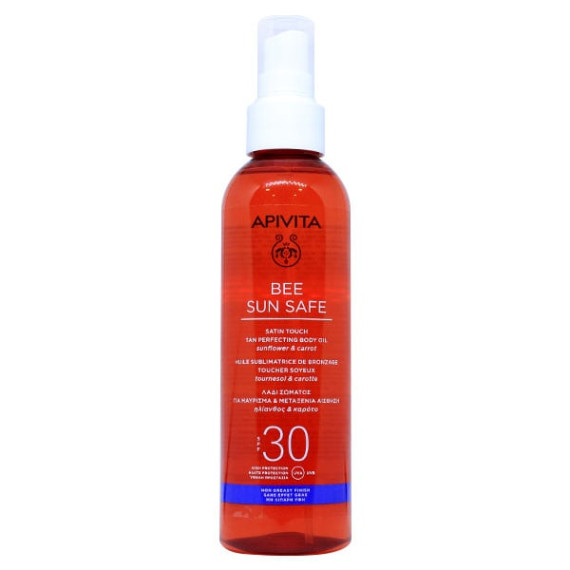 Apivita Bee Sun Safe Tan Perfecting Body Oil SPF30 200ml