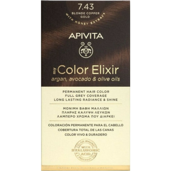 Apivita My Color Elixir 7.43 Ξανθό Χάλκινο Μελί