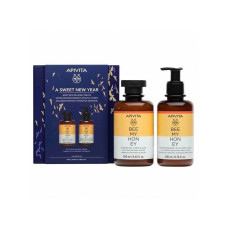 Apivita Promo A Sweet New Year Bee My Honey Shower Gel 250ml & Body Milk 200ml