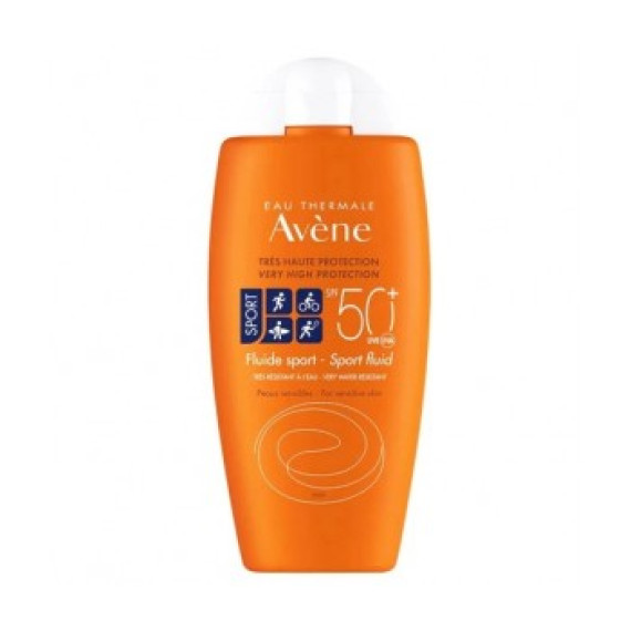 Avene Fluide Sport SPF50+ Αντηλιακό Σχεδιασμένο για Αθλητικές Δραστηριότητες 100ml