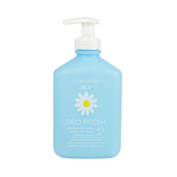 Camomilla Blu Intimate Wash Deo Fresh-Cosmos Organic-Λοσιόν Καθαρισμού για την Ευαίσθητη Περιοχή με Χαμομήλι & Αλόη με pH 4.5, 300ml