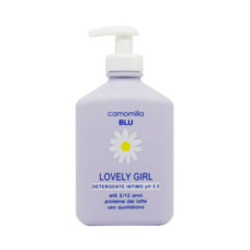 Camomilla Blu Intimate Wash Lovely Girl-Ήπια Λοσιόν Καθαρισμού για την Ευαίσθητη Περιοχή για Κορίτσια 3-12 Ετών με pH 5.5, 300ml