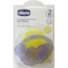Chicco Κρίκος Οδοντοφυΐας "Λεμόνι Σταφύλι" Σιλικόνη 2m 2τμχ