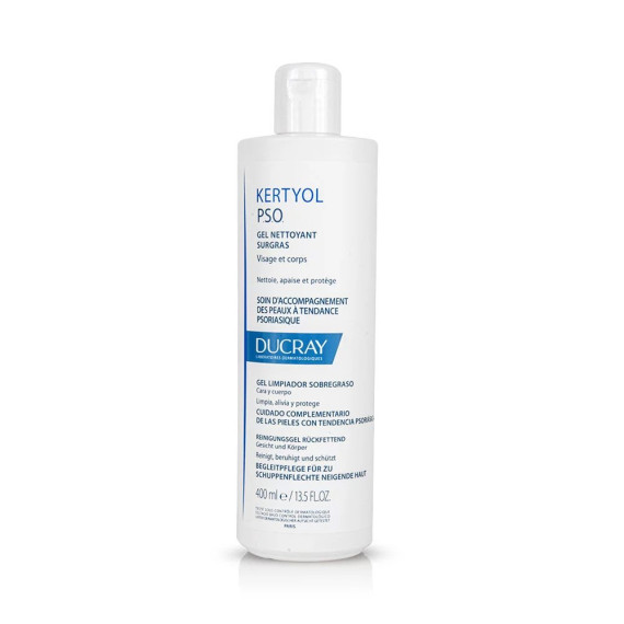 Ducray Kertyol P.S.O. Ultra-Rich Cleansing Gel for Psoriasis-Prone Skin 400ml