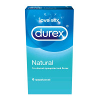 Durex Προφυλακτικά Natural 6τμχ