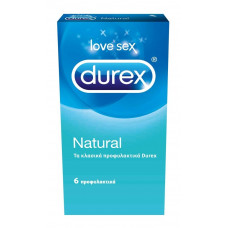 Durex Προφυλακτικά Natural 6τμχ