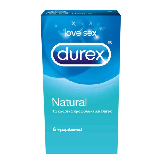Durex Προφυλακτικά Natural 6τμχ