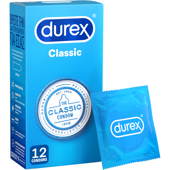 Durex Προφυλακτικά Classic 12τμχ