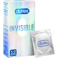 Durex Προφυλακτικά Invisible Extra Thin 12τμχ