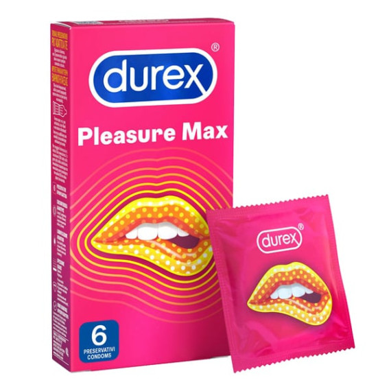 Durex Προφυλακτικά Pleasure Max με Ραβδώσεις 6τμχ Durex Προφυλακτικά Pleasure Max με Ραβδώσεις 6τμχ
