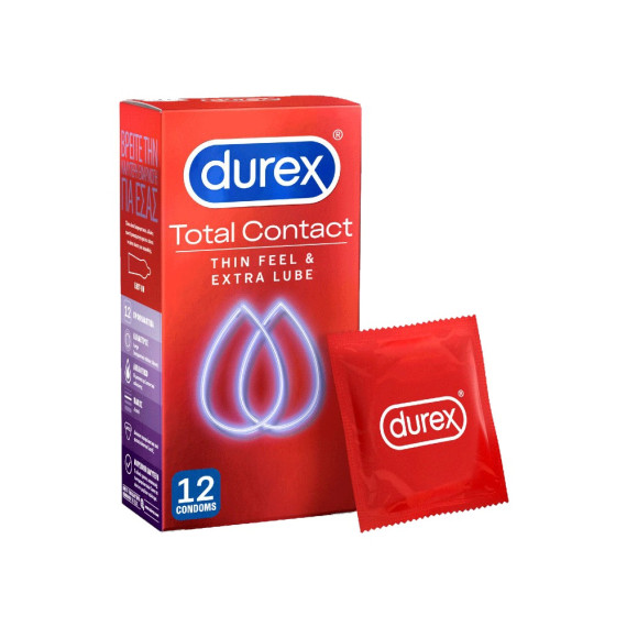 Durex Προφυλακτικά Total Contact 12τμχ