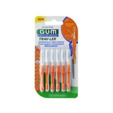 Gum Trav-ler Interdental Brush 1412 Μεσοδόντιο Βουρτσάκι 0,9mm Πορτοκαλί