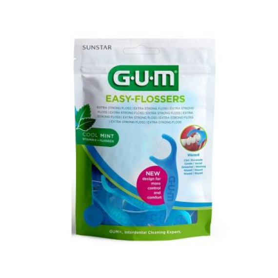 Gum 890 Easy Flossers Κηρωμένο Οδοντικό Νήμα με Γεύση Μέντας 50τμχ Gum 890 Easy Flossers Κηρωμένο Οδοντικό Νήμα με Γεύση Μέντας 50τμχ