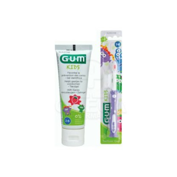 Gum Promo Kids 50ml με Γεύση Φράουλα για 3+ χρονών 2τμχ Gum Promo Kids 50ml με Γεύση Φράουλα για 3+ χρονών 2τμχ