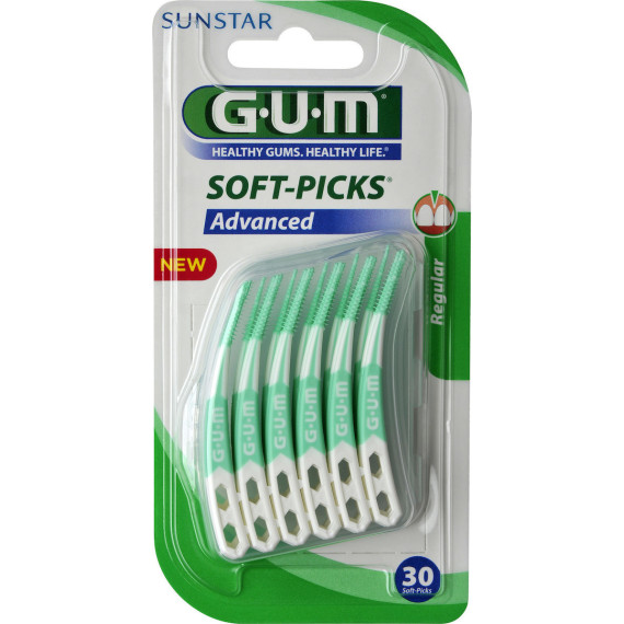 GUM Soft-Picks Μεσοδόντιες Οδοντογλυφίδες Πράσινες 30τμχ GUM Soft-Picks Μεσοδόντιες Οδοντογλυφίδες Πράσινες 30τμχ