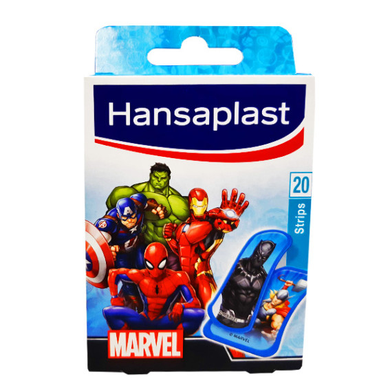 Hansaplast Αυτοκόλλητα Επιθέματα Marvel Avengers για Παιδιά 20τμχ Hansaplast Αυτοκόλλητα Επιθέματα Marvel Avengers για Παιδιά 20τμχ