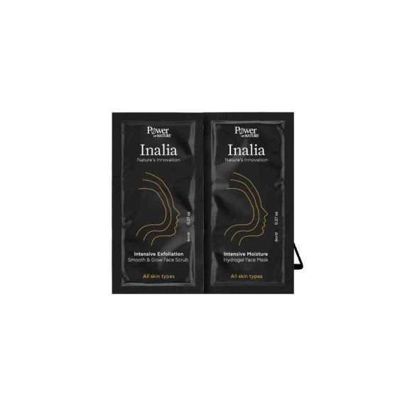 POWER HEALTH Inalia Face Scrub με Γρανάτη και Χαλαζία 8ml & Μάσκα για Ενυδάτωση με Εκχύλισμα από Φύκια Ανταρκτικής 8ml POWER HEALTH Inalia Face Scrub με Γρανάτη και Χαλαζία 8ml & Μάσκα για Ενυδάτωση με Εκχύλισμα από Φύκια Ανταρκτικής 8ml