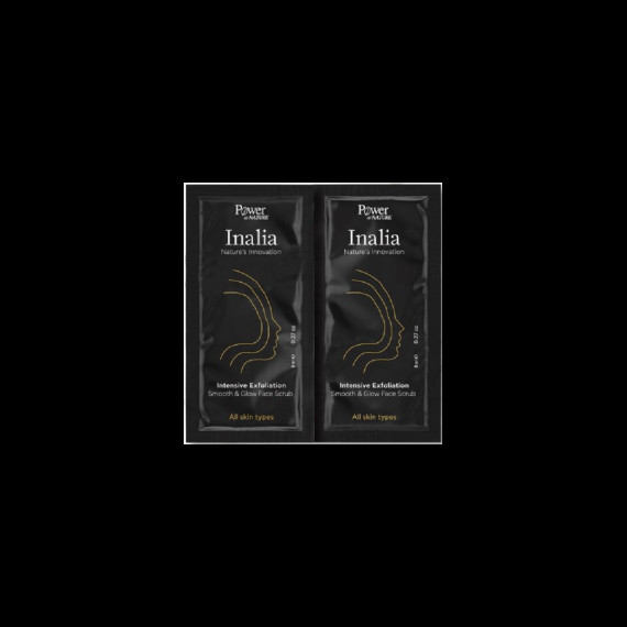 POWER HEALTH Inalia Intensive Exfoliation Smooth & Glow Face Scrub Κρέμα για Aπολέπιση Προσώπου 2x8ml POWER HEALTH Inalia Intensive Exfoliation Smooth & Glow Face Scrub Κρέμα για Aπολέπιση Προσώπου 2x8ml