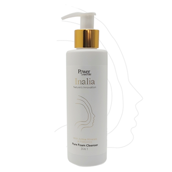 INALIA Pure Foam Cleanser 3 in 1 Kρεμώδης αφρός καθαρισμού