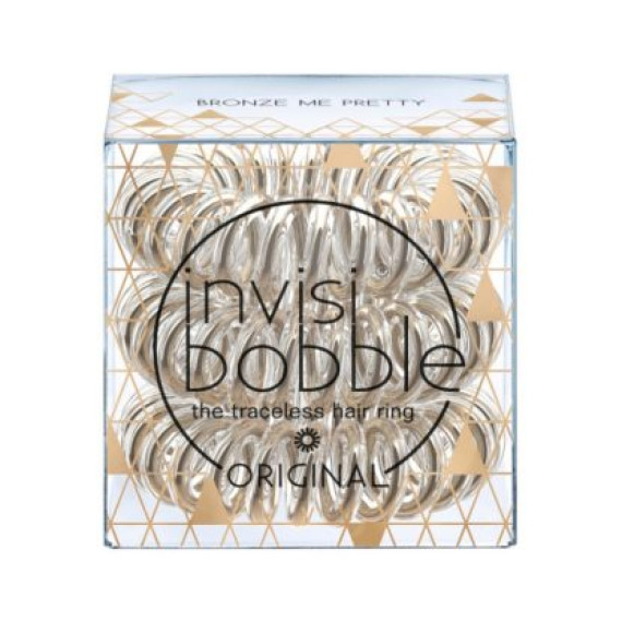 Invisibobble Hair Rings Time to Shine Bronze me Pretty 3τμχ Invisibobble Hair Rings Time to Shine Bronze me Pretty 3τμχ