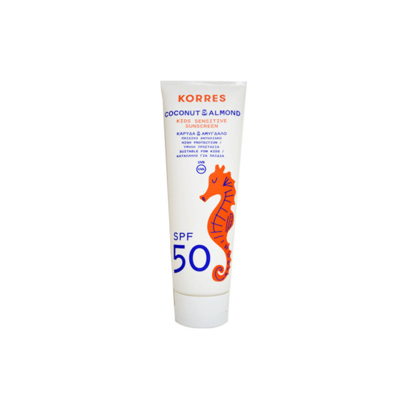 Korres Παιδικό Αντηλιακό Καρύδα & Αμύγδαλο SPF50 για Πρόσωπο και Σώμα 250ml Korres Παιδικό Αντηλιακό Καρύδα & Αμύγδαλο SPF50 για Πρόσωπο και Σώμα 250ml