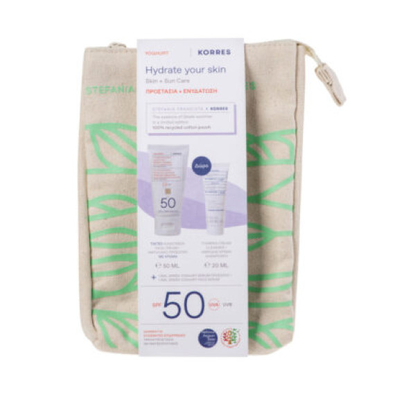 Korres Promo Yoghurt Sunscreen Face Tinted Cream Spf50 50ml & Foaming Cream Cleanser 20ml & Greek Yoghurt Serum 1.5ml (Box 2024) Korres Promo Yoghurt Sunscreen Face Tinted Cream Spf50 50ml & Foaming Cream Cleanser 20ml & Greek Yoghurt Serum 1.5ml (Box 2024)