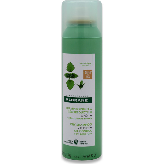 Klorane Dry Shampoo with Nettle Dark Hair 150ml