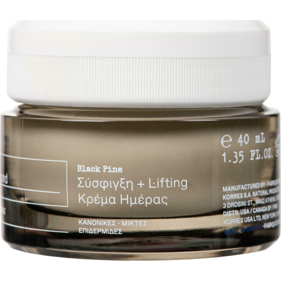 Korres Black Pine 4D Κρέμα Ημέρας Κανονικές/Μικτές 40ml Korres Black Pine 4D Κρέμα Ημέρας Κανονικές/Μικτές 40ml