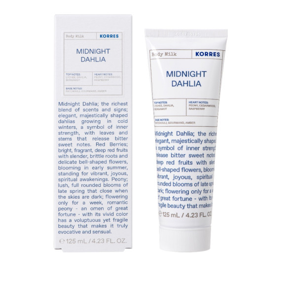 Korres Midnight Dahlia Body Milk 125ml