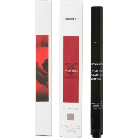 Korres Wild Rose Insta Light Illuminator Concealer 2ml Korres Wild Rose Insta Light Illuminator Concealer 2ml