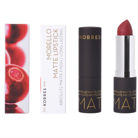 Korres Matte Lipstick 59 Burgundy Red