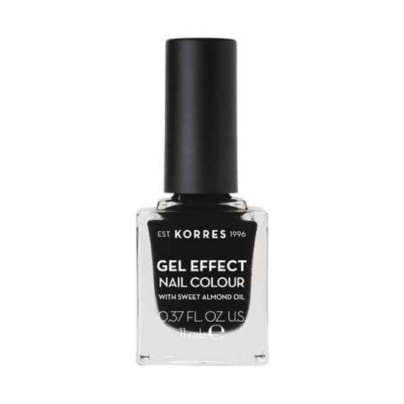 Korres Gel Effect Nail Colour 100 Black