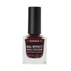 Korres Gel Effect Nail Colour 57 Burgundy Red