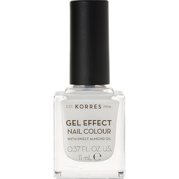 Korres Gel Effect Nail Colour 2 Porcelain White