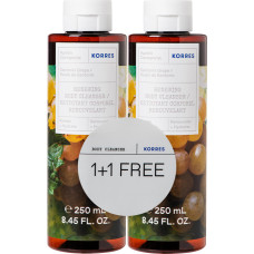 Korres Renewing Santorini Grape Αφρόλουτρο 2x250ml