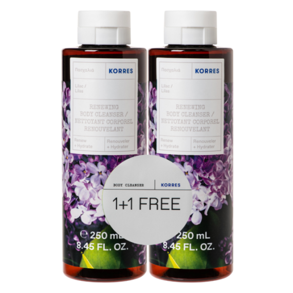 Korres Renewing Lilac Αφρόλουτρο 2x250ml